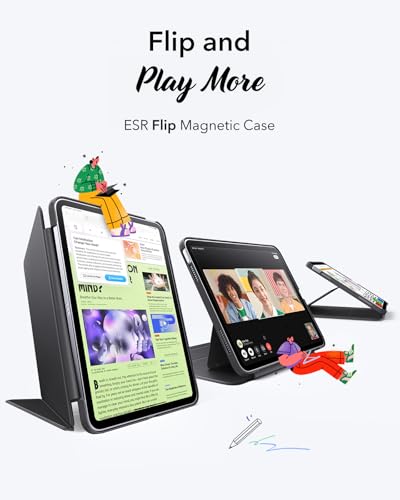 Image of ESR for iPad A16 Case, iPad 11th /10th Generation Case (2025 /2022), Black
