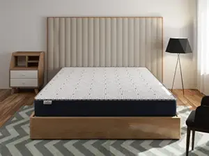 WARTIS COMFORT NEST | Dual Comfort Mattress | 9 Years Warranty | Pure HR Foam | with Premium Knitted Viscose Fabric | Double Size 72x48x4 Inches