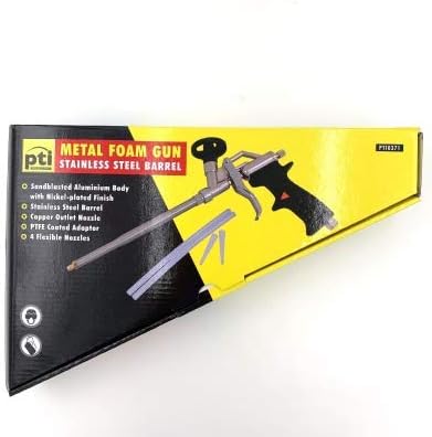 Professional Foam Gun, PTI Expanding Foam Gun Dispensing Sprayer Expansion Foam, Spray Foam Insulation Kit Foam Gun Kit - Image 3