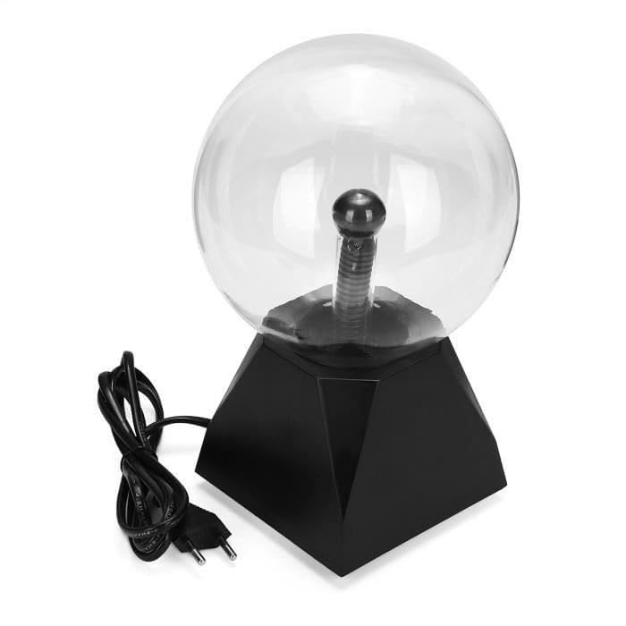 Globe en verre plasma tactile de 20cm pour salon design