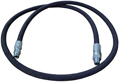 Hose Reel Connector Hose for Pressure Washer Whip Line, 8FT Hose, 3/8-Inch Male Pipe Thread, 4000 PSI Rated (8 Feet)