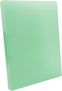 HONMEET 3 Pçs Transparente Pasta De Folhas Soltas Acessórios Pasta De Arquivo De Documentos Pasta De Caso Verde Perfurador Buraco Primavera Pasta