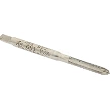 Hertel Spiral Point STI Tap, #2-56 UNC, 2 Flutes, Plug, High Speed Steel, Bright/Uncoated, 1-7/8" OAL, 9/16" Thread Length