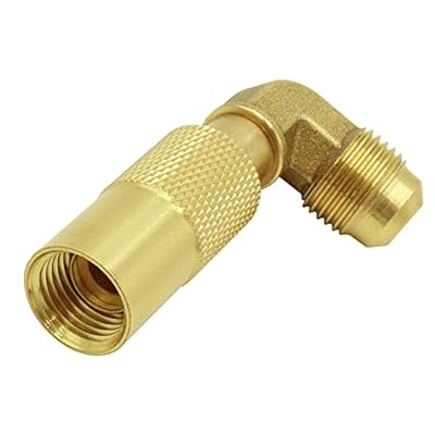 MCAMPAS Propane Elbow Adapter?3/8" Male Flare Elbow Conversion Fitting for Blackstone Tabletop Grill -17 Inch and 22 Inch Portable Gas Griddle Connect RV Trailer Extension Hose