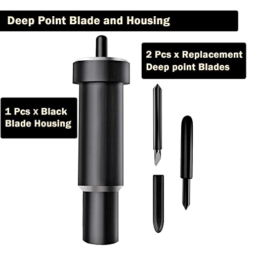 Explore a lâmina de corte profundo e a carcaça para Cricut Maker, Niantime substituição lâmina de po