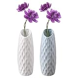 [Mode und praktisch] Hergestellt aus hochwertigem PP-Material, leicht und langlebig, perfekt zum Dekorieren von Arbeitszimmern, Fluren, Hochzeitsfeiern usw. Die Vase im geometrischen Stil ist nicht nur gewöhnliche Vasen, sondern auch exquisite Handwerker. Das elegante Design wird Ihrem Interieur Schönheit / Einzigartigkeit verleihen.