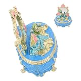 Style personnel raffiné : cet organiseur de coiffeuse et cette boîte à bijoux peinte à la main transforment votre espace en une véritable galerie , alliant fonctionnalité et élégance grâce à leur design raffiné. idéal pour décorer une table ou apporter une touche artistique à votre intérieur