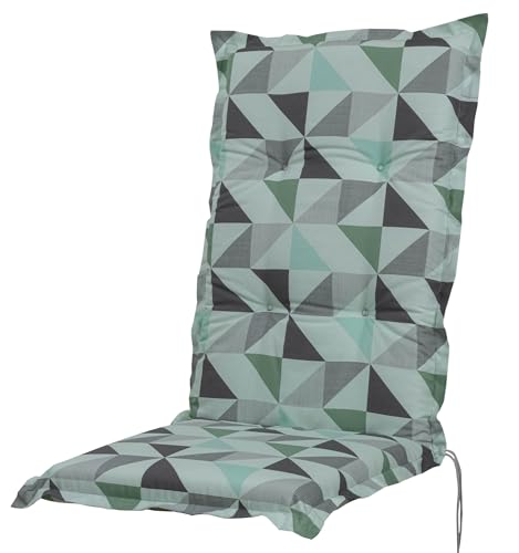 Auflage Hochlehner Rügen 40520-230 grün-grau Grafik 120x50x8 cm Sun Garden