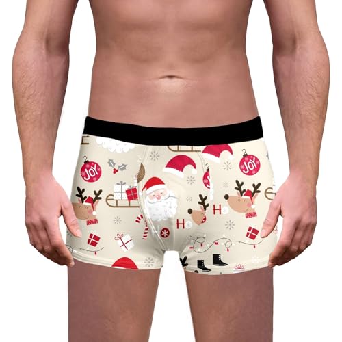 Generisch Weihnachten Boxershorts Herren Lustig Unterhosen...
