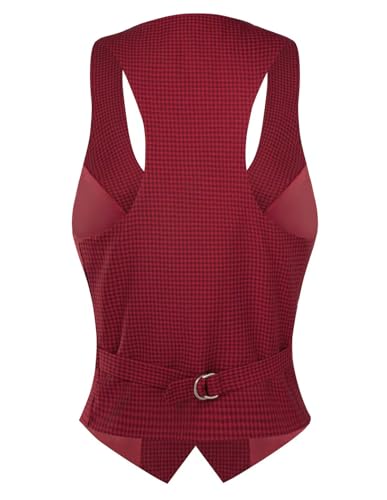 Image of GRACE KARIN Women's Suit Vest Top, Dressy Casual Sleeveless Button Waistcoat, Fromal Steampunk Blazer for Work Office