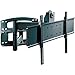 Peerless PLAV60-UNL(P) Universal Full-Motion Plus Wall Mount for 37 Inches to 60 Inches Displays (Black) with Vertical Adjust