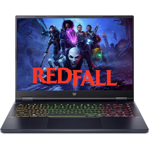 Image of acer Gaming Laptop Predator Intel Core Ultra 7 155H 16Core GeForce RTX 4070 8G 16 GB DDR5 1 TB SSD 14.5 inch 2560x1600 120Hz Win10 Pro Wi-Fi 6E Memory Card Slot 1080p FHD Camera Thunderbolt 4
