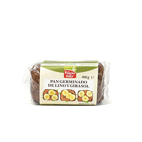 La Finestra sul Cielo Pan Germinado de Lino y Girasol, 400g (Bio)