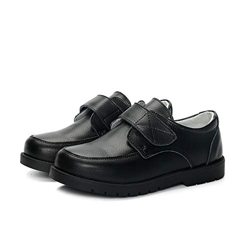 Alpheligance Kids Boys Dress Oxford Wedding Church Shoes School Uniform Dress Shoes 3 Little Kid(Loafer 615Black30) #TOP2