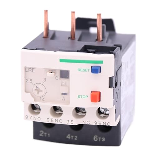 Relais thermique différentiel LRD08 avec contacts 1 NO + 1 NC et pinces à vis 2,5-4A