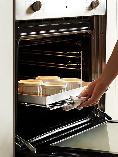 Le Tauci GDLTRK001WT01S6 Ramekins 4 Oz Oven Safe, Creme Brulee Ramekins, Pudding Custard Cups Souffle Ramiken, Dipping Sauce Dishes, Ceramic Ramekin Bowls Set Of 6 thumb #5