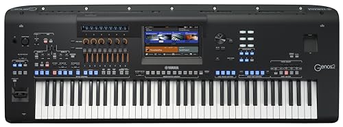 Image of Yamaha 76-Key Flagship Arranger Keyboard, Voice and Style Library, Chord Looper, 9-Inch Touch Screen GENOS2 | 76-Key Fsx with Aftertouch, 1, 991 Voices and 800 Styles, Chord Looper, USB Audio, Bluetooth