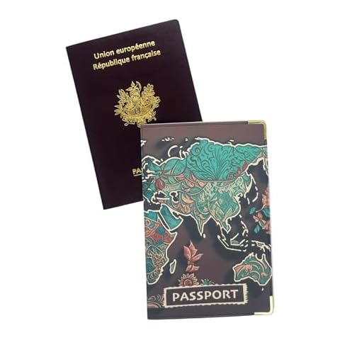 nemau Protège-Passeport Planisphère Cover