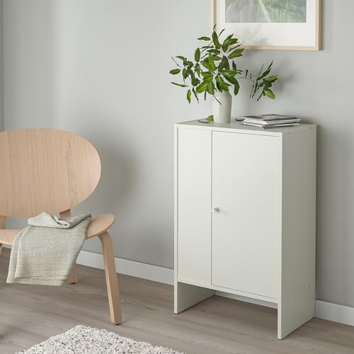 Armoire BAGGEBO blanche 50x30x80 cm pour ranger les petits espaces
