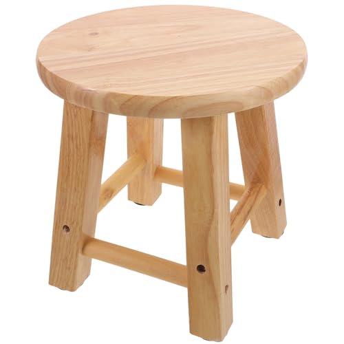 Tabouret en bois massif NUOBESTY rustique chic conçu pour durer