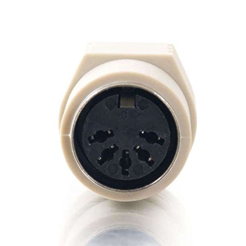 C2G 02475 PS/2 Female to AT Male Keyboard Adapter, Beige - image 5