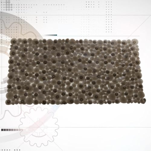 Alfombrilla antideslizante de PVC para baño con ventosas de alta sujeción que evitan resbalones en ducha 7
