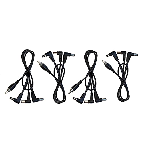 Kurrent Electric (4) Pack of 3 Way Split Effects Pedal DC Power Cables for CIOKS Power Supplies