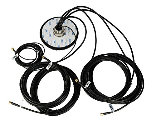 Image of Proxicast 5-in-1 Professional Low-Profile MIMO LTE + Wi-Fi + GPS Screw Mount Combination Vehicle Antenna Compatible with Cradlepoint, Digi, Peplink and Other Modems /Routers (ANT-500-221)