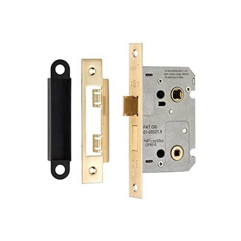 Carlisle Brass Satin Brass Bae5025 Easi-T Bathroom Lock Residential, 64Mm
