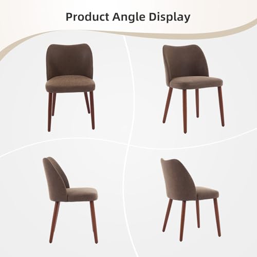 GarveeHome Wooden Upholstered Dining Chairs Set of 2 Modern Dining Chairs - image 5