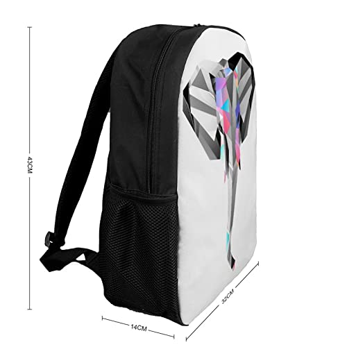 Sac à dos de mode facettes relief 3D pour adolescents mixtes