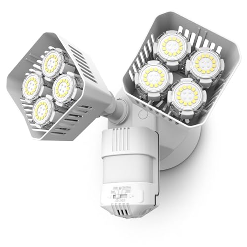 SANSI US SANSI Hardwired Motion Sensor Flood Light, Dusk to Dawn Security Lights