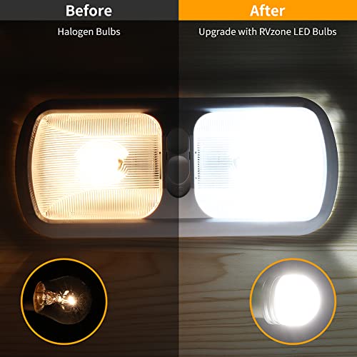 Rvzone 1156 Led Bulb |12-24V 1141 1003 7506 Ba15S 1383 Led White Rv Interior Light, 12Smd 3030 Chips For Car Boat Camper Trailer Rv Interior Light Brake Tail Light 2Pcs White #TOP3