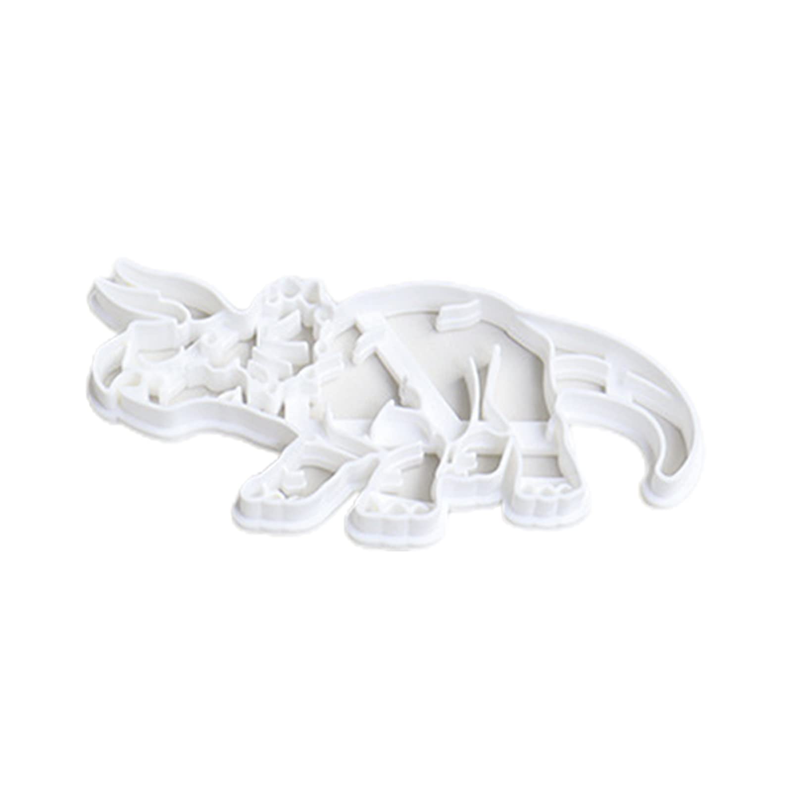 Tsophreniq Cookie Dinosaur Theme Pressable Biscuits Mold Stamps Chocolate Kitchen Pastries Tool Biscuits Press with Pattern Press