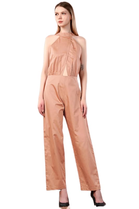 french crown Woman Petite Peach Premium Cotton Jumpsuit-picture-24
