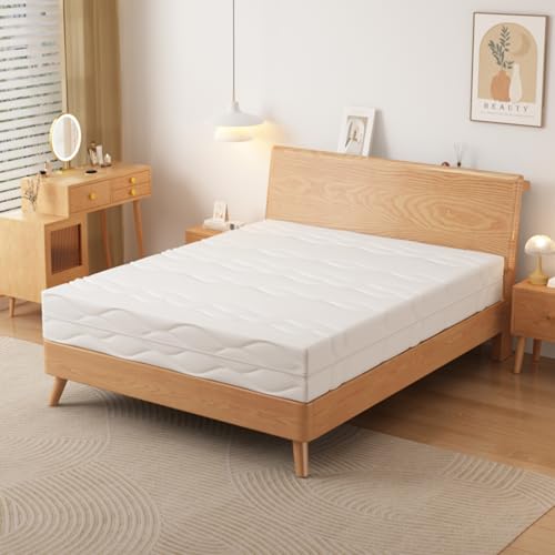 Biqzuya - Colchón ortopédico (160 x 200 x 200 x 20 cm, con resortes empotrados, firmeza, H3, confort ergonómico, 7 zonas, grosor 20 cm)