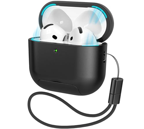Étui AirPods 4 antichoc pour le sport et les trajets quotidiens