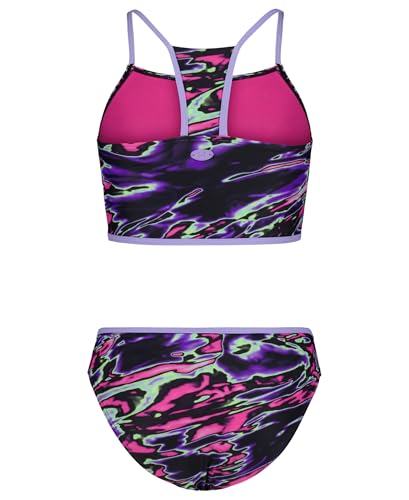 Image of Under Armour Girls' Two Piece Bikini Swimsuit, UPF 50+ Sun Protection, Quick Drying Bathing Suit