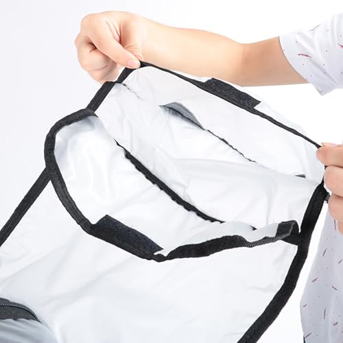 Funda para bolsa de golf impermeable de PVC transparente con cremallera 3