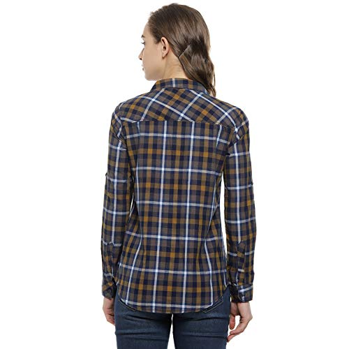 Image of PINACOLADA Women's Checkered Casual Shirt