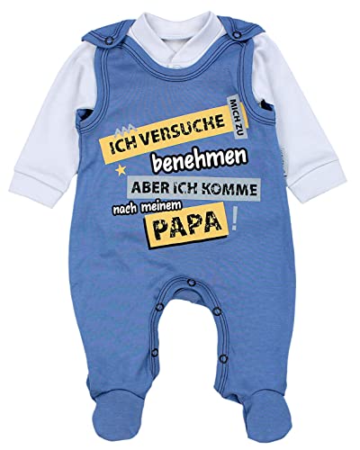 TupTam Unisex Baby Strampler Set Spruch Mamas & Papas Schatz, Farbe: Ich...