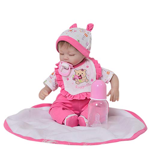 Reborn Baby Dolls Outfit Clothes Accessories for Newborn Baby Girl Dolls Matching Clothing 16-18 Inches