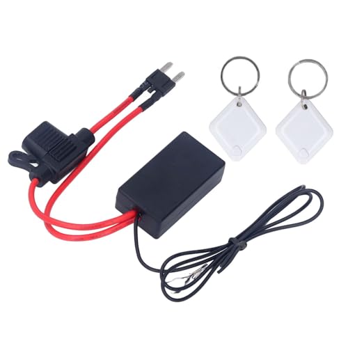 Dispositivo antifurto per auto da 12 V con telecomandi a rilevamento automatico, modalità di blocco anti-rapina, per sistema immobilizzatore automatico