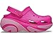 Crocs Unisex Bubble Clogs, Pink Crush, 6 US Men