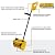 Pwokvec Cordless Snow Shovel, 12-Inch Width 6-Inch Depth, Compatible with DeWALT 20V MAX Battery, 20FT Snow Throw Distance, Lightweight Electric Snow Blower, Tool Only-Battery & Charger not Included