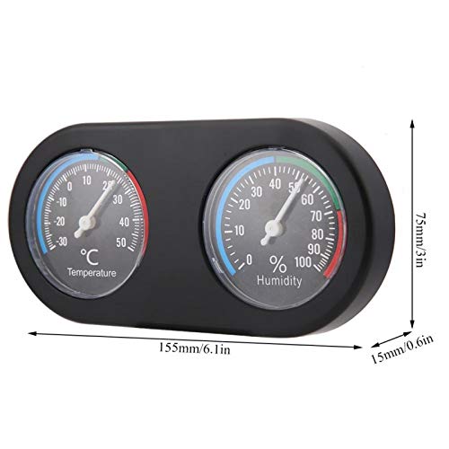 Hygrothermograph, Temperature Humidity Meter Round Shape Hygrometer Thermometer Reptile Mini for Hydrometer Humidity… - Image 8