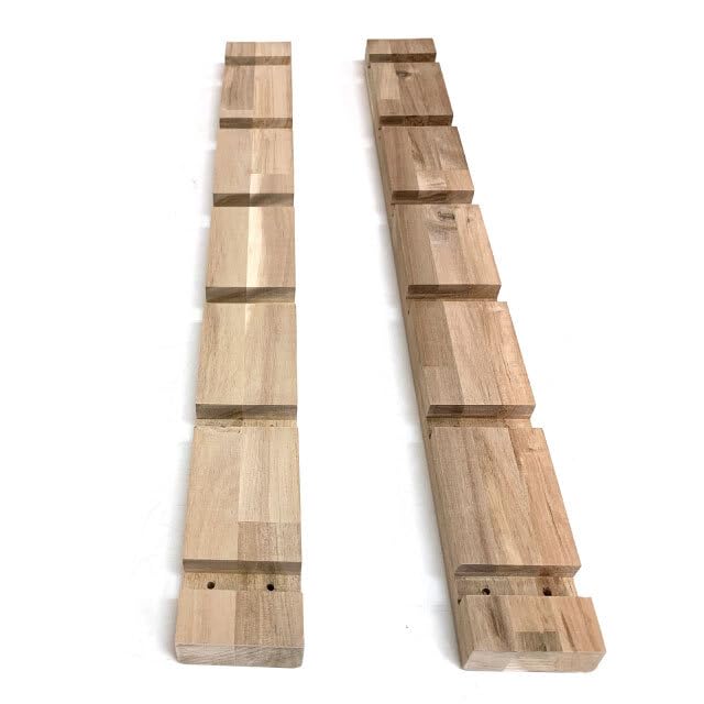 Amazon.co.jp: 棚柱 アカシア支柱 無塗装 27mm×60mm×570mm 15mm厚棚板