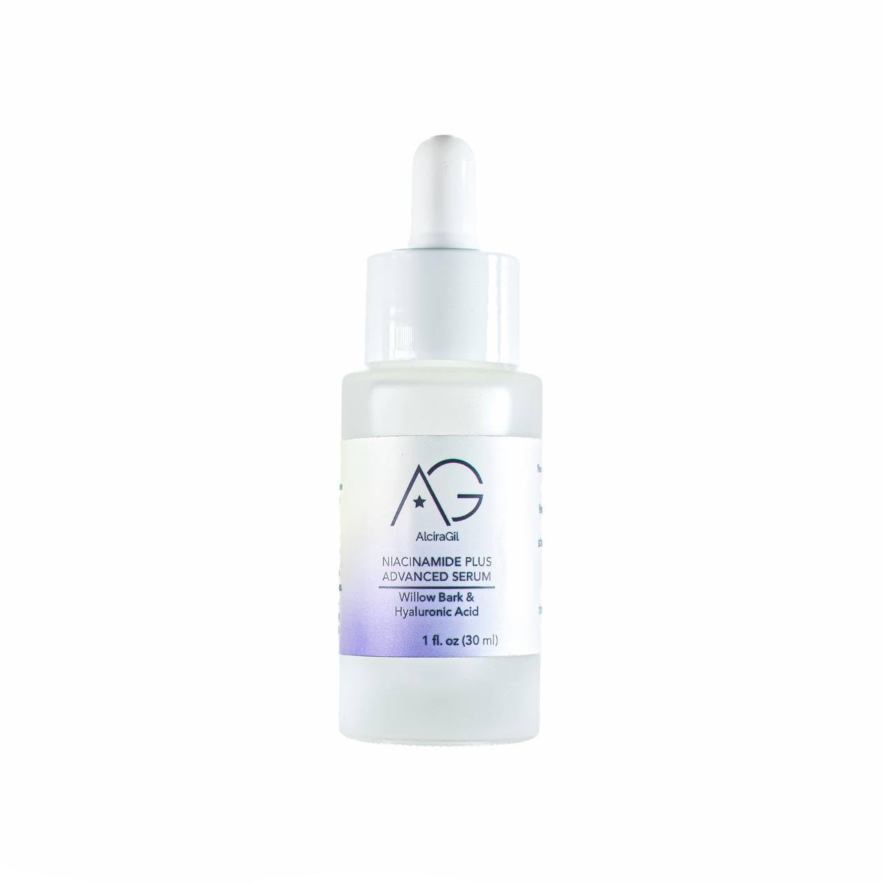 Niacinamide Serum for Face with Hyaluronic Acid and Willow Bark – Non‑Comedogenic Advanced Face Serum for Hydration, Firmness, Anti‑Aging and Radiance – Fragrance Free Skin Care 1 fl oz