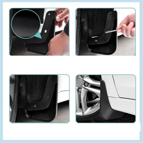 Guardabarros para Discovery 3 (2004-2008) con protección integral contra salpicaduras duraderas 4
