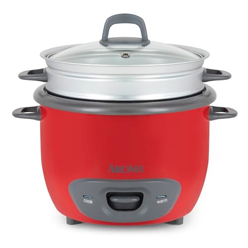 Aroma Housewares 14-Cup (Cooked) (7-Cup UNCOOKED) Pot Style Rice Cooker and Food Steamer...